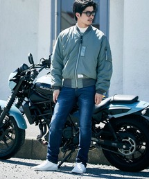 EDWIN エドウィン バイク用 レギュラーストレート デニムパンツ ジーンズ ストレッチ