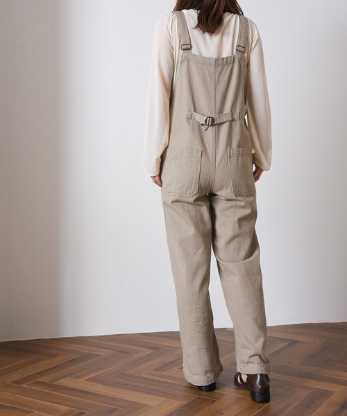 CALIFORNIA OUTFITTERS（カリフォルニア アウトフィッターズ）の「デッキサロペット/サロペット/オーバーオール【Maison select-メゾンセレクト-】（サロペット/オーバーオール・レディース・ライトカーキ/モカ/ベージュ・FREE）」の8枚目の写真