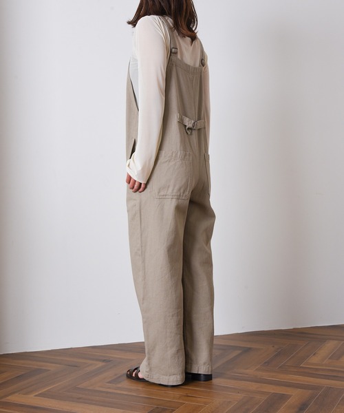 CALIFORNIA OUTFITTERS（カリフォルニア アウトフィッターズ）の「デッキサロペット/サロペット/オーバーオール【Maison select-メゾンセレクト-】（サロペット/オーバーオール・レディース・ライトカーキ/モカ/ベージュ・FREE）」の9枚目の写真