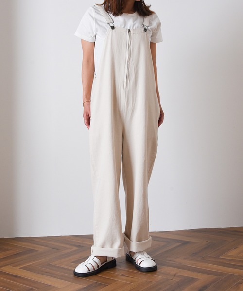 CALIFORNIA OUTFITTERS（カリフォルニア アウトフィッターズ）の「デッキサロペット/サロペット/オーバーオール【Maison select-メゾンセレクト-】（サロペット/オーバーオール・レディース・ライトカーキ/モカ/ベージュ・FREE）」の18枚目の写真