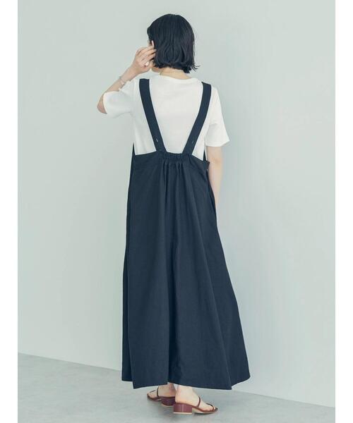 AMERICAN HOLIC（アメリカンホリック）の「Vネックリネンブレンドワンピース（ワンピース・レディース・ブラック/ブラウン・FREE）」の21枚目の写真