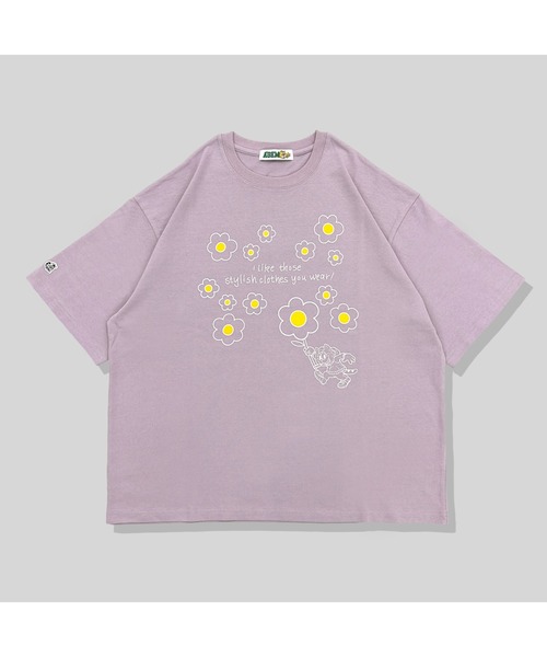 A'gem/エージェム』フラワープリント半袖Tシャツ/ハーフスリーブ