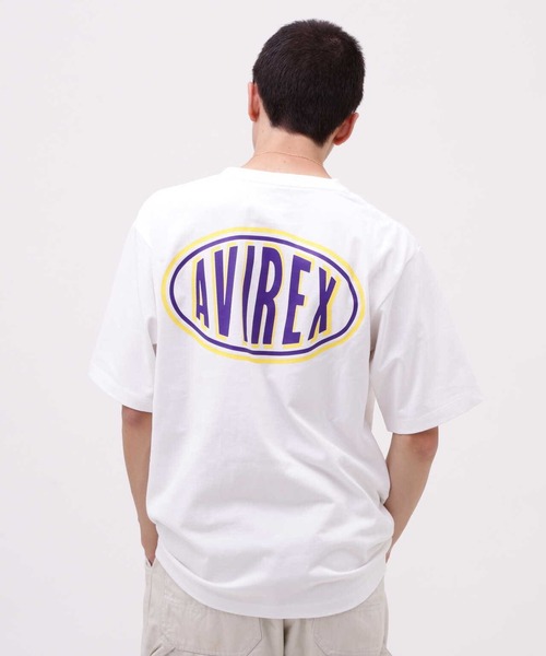 AVIREX（アヴィレックス）の「《WEB&DEPOT限定》SHORT SLEEVE T-SHIRT CIRCLE LOGO / ショートスリーブ Tシャツ サークルロゴ / AVIREX / アヴィレックス（Tシャツ/カットソー・レディース・ブラック/チャコール/ホワイト・M/L/2XL/XL）」の18枚目の写真