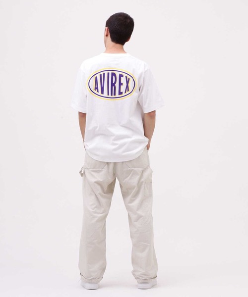 AVIREX（アヴィレックス）の「《WEB&DEPOT限定》SHORT SLEEVE T-SHIRT CIRCLE LOGO / ショートスリーブ Tシャツ サークルロゴ / AVIREX / アヴィレックス（Tシャツ/カットソー・レディース・ブラック/チャコール/ホワイト・M/L/2XL/XL）」の19枚目の写真