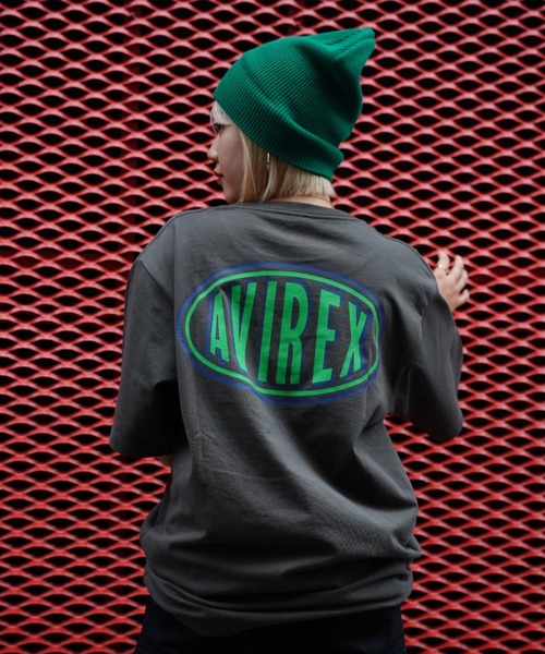 AVIREX（アヴィレックス）の「《WEB&DEPOT限定》SHORT SLEEVE T-SHIRT CIRCLE LOGO / ショートスリーブ Tシャツ サークルロゴ / AVIREX / アヴィレックス（Tシャツ/カットソー・レディース・ブラック/チャコール/ホワイト・M/L/2XL/XL）」の11枚目の写真