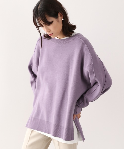 LOWRYS FARM（ローリーズファーム）の「長袖ニット（ニット/セーター・レディース・ブラック・FREE）」の5枚目の写真