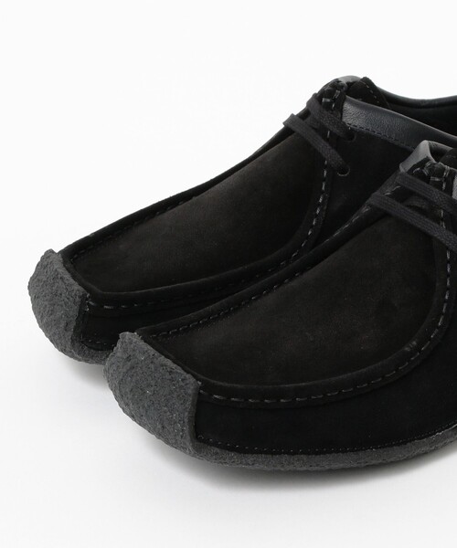 Padmore&Barnes（パドモア&バーンズ）の「PADMORE & BARNES × BEAMS LIGHTS / 別注 NATALIE SUEDE SP（ドレスシューズ・メンズ・ブラック/ベージュ・8inch/9inch/7inch）」の4枚目の写真