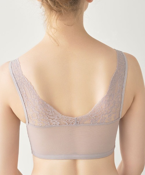 SNIDEL HOME（スナイデルホーム）の「レースプッシュアップナイトブラ（ナイトブラ・レディース・ピンク/モカ/ブルー・0/1/2）」の8枚目の写真