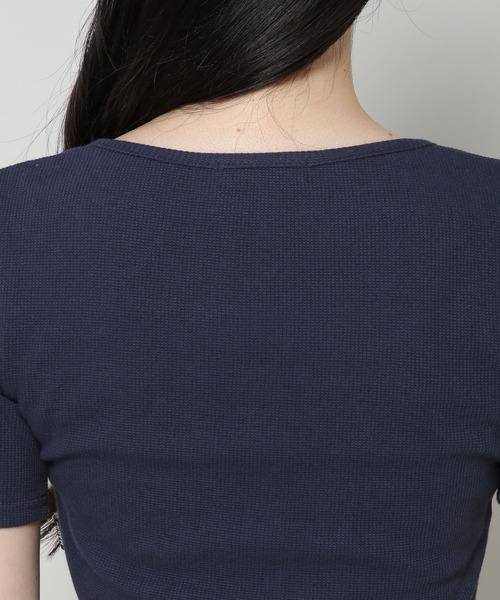 MAGPIEROBIN（マグパイロビン）の「MAGPIE ROBIN／COCOスナップカーディガン 2965644（カーディガン/ボレロ・レディース・ネイビー/グリーン/ライトグレー・FREE）」の18枚目の写真