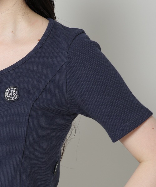 MAGPIEROBIN（マグパイロビン）の「MAGPIE ROBIN／COCOスナップカーディガン 2965644（カーディガン/ボレロ・レディース・ネイビー/グリーン/ライトグレー・FREE）」の16枚目の写真