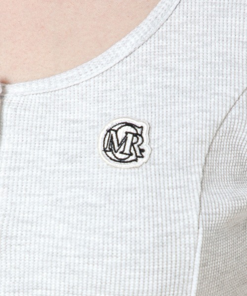 MAGPIEROBIN（マグパイロビン）の「MAGPIE ROBIN／COCOスナップカーディガン 2965644（カーディガン/ボレロ・レディース・ネイビー/グリーン/ライトグレー・FREE）」の11枚目の写真