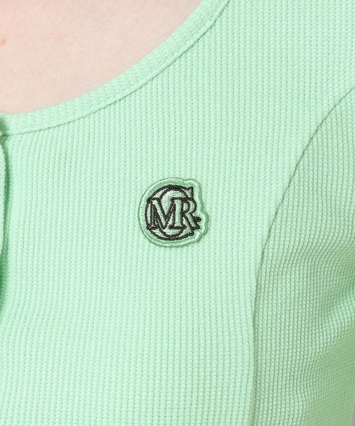 MAGPIEROBIN（マグパイロビン）の「MAGPIE ROBIN／COCOスナップカーディガン 2965644（カーディガン/ボレロ・レディース・ネイビー/グリーン/ライトグレー・FREE）」の12枚目の写真