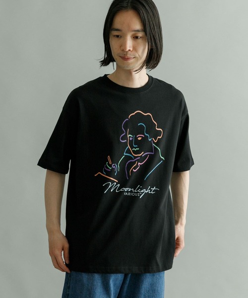 URBAN RESEARCH（アーバンリサーチ）の「URBAN RESEARCH iD　COMPOSER T-SHIRTS（Tシャツ/カットソー・メンズ・ホワイト/ブラック・MEDIUM/LARGE）」の3枚目の写真