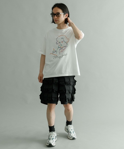 URBAN RESEARCH（アーバンリサーチ）の「URBAN RESEARCH iD　COMPOSER T-SHIRTS（Tシャツ/カットソー・メンズ・ホワイト/ブラック・MEDIUM/LARGE）」の10枚目の写真