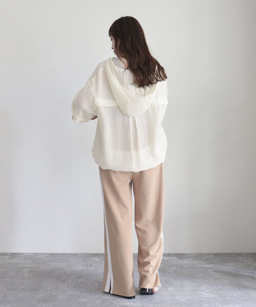 fredy emue(フレディエミュ)の「ラインイージーパンツ(その他パンツ・レディース・ブラック/ベージュ・38/36)」の6枚目の写真