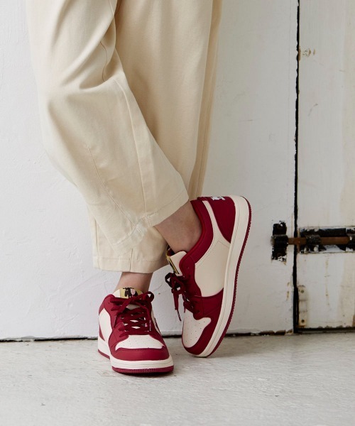 すーも 楽天市場】モズ moz スニーカー MZ3366 グレー・ライトピンク