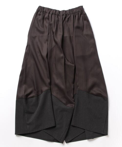 gomme（ゴム）の「エクセルツイル　ヘム切替パンツ（その他パンツ・レディース・チャコールグレー/ブラック/カーキ・MEDIUM）」の10枚目の写真