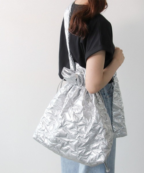 Cepica（セピカ）の「スターキルティング2WayBIGショルダーバッグ（ショルダーバッグ・レディース・シルバー/ブラック/ライトベージュ・FREE）」の21枚目の写真