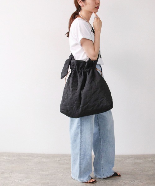 Cepica（セピカ）の「スターキルティング2WayBIGショルダーバッグ（ショルダーバッグ・レディース・シルバー/ブラック/ライトベージュ・FREE）」の19枚目の写真