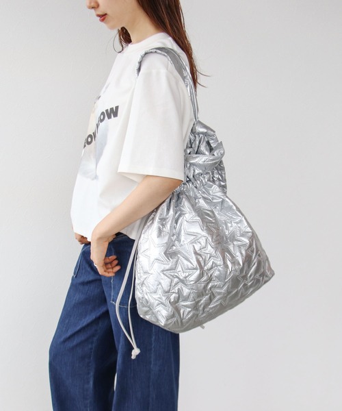 Cepica（セピカ）の「スターキルティング2WayBIGショルダーバッグ（ショルダーバッグ・レディース・シルバー/ブラック/ライトベージュ・FREE）」の6枚目の写真