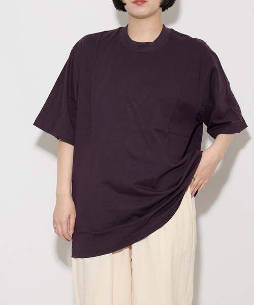 THE BAREFOOT(ベアフット)の「【 MN+LA / エムエヌエルエー 】 OVERSIZED TEE オーバーサイズ Tシャツ 6.3oz CLI(Tシャツ/カットソー・メンズ・ブラック/ホワイト/ブラウン/グレー/パープル/オリーブ/カーキ/タン/ワインレッド/ネイビー・MEDIUM/LARGE/X-LARGE)」の9枚目の写真