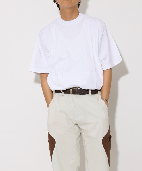 THE BAREFOOT(ベアフット)の「【 MN+LA / エムエヌエルエー 】 OVERSIZED TEE オーバーサイズ Tシャツ 6.3oz CLI(Tシャツ/カットソー・メンズ・ブラック/ホワイト/ブラウン/グレー/パープル/オリーブ/カーキ/タン/ワインレッド/ネイビー・MEDIUM/LARGE/X-LARGE)」の1枚目の写真