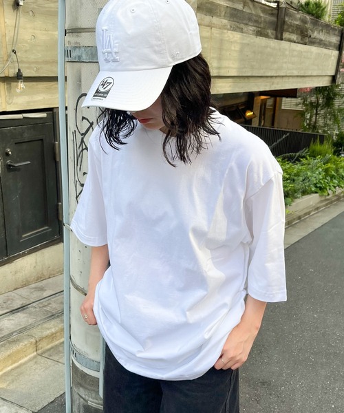 THE BAREFOOT(ベアフット)の「【 MN+LA / エムエヌエルエー 】 OVERSIZED TEE オーバーサイズ Tシャツ 6.3oz CLI(Tシャツ/カットソー・メンズ・ブラック/ホワイト/ブラウン/グレー/パープル/オリーブ/カーキ/タン/ワインレッド/ネイビー・MEDIUM/LARGE/X-LARGE)」の22枚目の写真