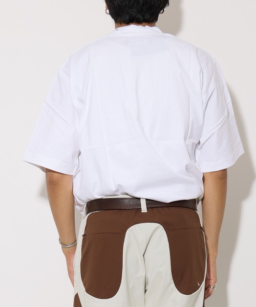 THE BAREFOOT(ベアフット)の「【 MN+LA / エムエヌエルエー 】 OVERSIZED TEE オーバーサイズ Tシャツ 6.3oz CLI(Tシャツ/カットソー・メンズ・ブラック/ホワイト/ブラウン/グレー/パープル/オリーブ/カーキ/タン/ワインレッド/ネイビー・MEDIUM/LARGE/X-LARGE)」の11枚目の写真