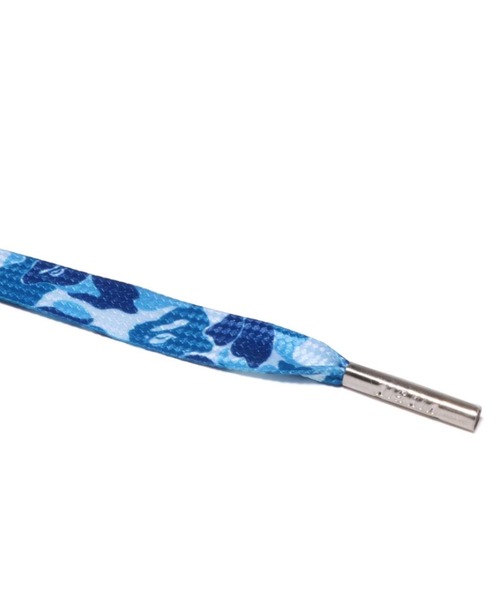 A BATHING APE(アベイシングエイプ)の「BAPE X KIXSIX ABC CAMO SHOELACE M(シューズアクセサリー・メンズ・ブルー/グリーン/ピンク・SMALL/MEDIUM/LARGE)」の7枚目の写真