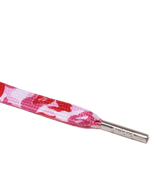 A BATHING APE(アベイシングエイプ)の「BAPE X KIXSIX ABC CAMO SHOELACE M(シューズアクセサリー・メンズ・ブルー/グリーン/ピンク・SMALL/MEDIUM/LARGE)」の10枚目の写真