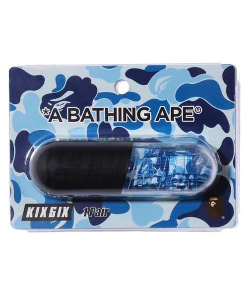 A BATHING APE(アベイシングエイプ)の「BAPE X KIXSIX ABC CAMO SHOELACE M(シューズアクセサリー・メンズ・ブルー/グリーン/ピンク・SMALL/MEDIUM/LARGE)」の5枚目の写真