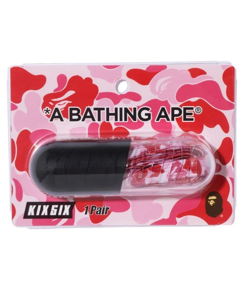 A BATHING APE(アベイシングエイプ)の「BAPE X KIXSIX ABC CAMO SHOELACE M(シューズアクセサリー・メンズ・ブルー/グリーン/ピンク・SMALL/MEDIUM/LARGE)」の12枚目の写真