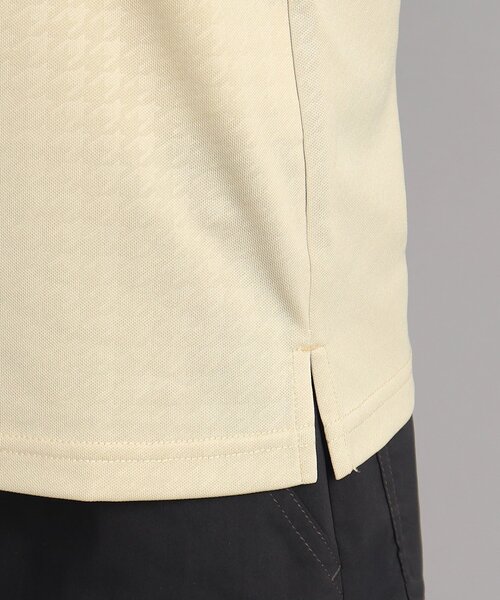 adabat（アダバット）の「◆【吸水速乾】千鳥柄デザイン 半袖ポロシャツ（ポロシャツ・レディース・ブラック系3/ベージュ系その他6・38/40/42）」の8枚目の写真