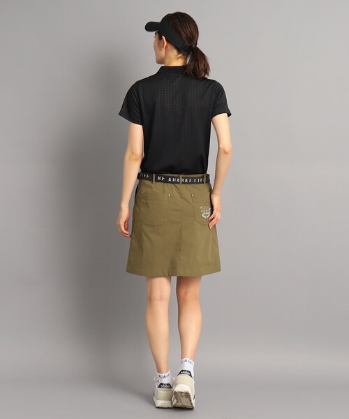 adabat（アダバット）の「◆【吸水速乾】千鳥柄デザイン 半袖ポロシャツ（ポロシャツ・レディース・ブラック系3/ベージュ系その他6・38/40/42）」の17枚目の写真