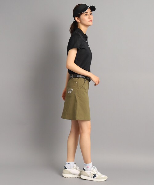 adabat（アダバット）の「◆【吸水速乾】千鳥柄デザイン 半袖ポロシャツ（ポロシャツ・レディース・ブラック系3/ベージュ系その他6・38/40/42）」の18枚目の写真