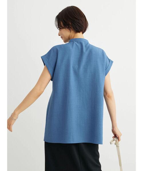 Green　Parks（グリーンパークス）の「フレンチスリーブタックブラウス（シャツ/ブラウス・レディース・イエロー/ベージュ/ブラック/ブルー・FREE）」の21枚目の写真