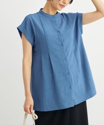 Green　Parks | フレンチスリーブタックブラウス(シャツ/ブラウス)