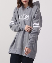 Printed brushed lining pullover hoodie / プリント 裏起毛 プルオーバーフーディー unisex