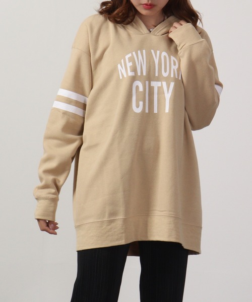 Printed brushed lining pullover hoodie — унисекс толстовка с принтом и ворсистой подкладкой