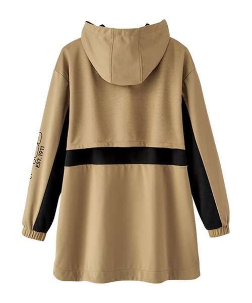 FILA（フィラ）の「＜ＦＩＬＡ＞防風裏フリース配色ジャケット（テーラードジャケット・レディース・ベージュ/カーキ・X-LARGE/LARGE/MEDIUM）」の16枚目の写真