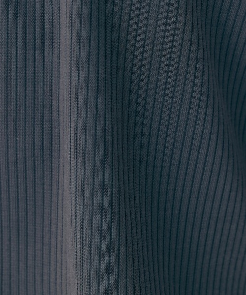 marun（マルン）の「＜大きいサイズ＞ クロップド丈スリットリボントップス marun（Tシャツ/カットソー・レディース・アイボリー/チャコール・L/5L/4L/LL/3L）」の18枚目の写真