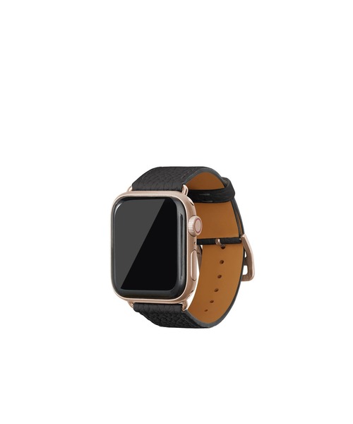 BONAVENTURA(ボナベンチュラ)の「シュリンク Apple Watch レザーバンド【38mm/40mm/41mm/42mm, M/Lサイズ】 (アダプター:ゴールド)(デジタル腕時計・レディース・ブラウン/アイボリー/ベージュ系その他/チャコールグレー/ブラック/ブルー・FREE)」の2枚目の写真