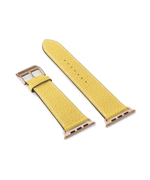 BONAVENTURA(ボナベンチュラ)の「シュリンク Apple Watch レザーバンド【38mm/40mm/41mm/42mm, M/Lサイズ】 (アダプター:ゴールド)(デジタル腕時計・レディース・ブラウン/アイボリー/ベージュ系その他/チャコールグレー/ブラック/ブルー・FREE)」の12枚目の写真