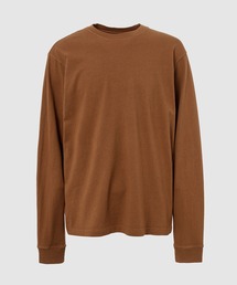 ECOCYCLE（エコサイクル）の「ELEVATED LS_BROWN（Tシャツ/カットソー）」