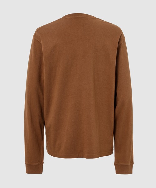 ECOCYCLE(エコサイクル)の「ELEVATED LS_BROWN(Tシャツ/カットソー・メンズ・ブラウン系その他/ホワイト系その他2/ブラウン/ブラウン系その他2/ブラウン系その他3/ベージュ/グレー系その他・M/SMALL/LARGE/MEDIUM/X-LARGE/L/XL/S/XS/X-SMALL/XXL/XX-LARGE)」の8枚目の写真