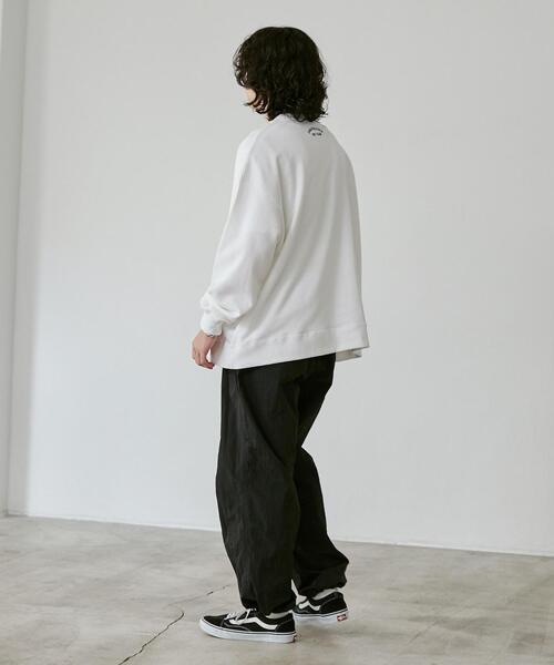 coen（コーエン）の「ビッグシルエットスーベニア刺繍裏毛スウェット（スウェット・メンズ・ブラック/ホワイト/ダークグレー・L/M/XL）」の18枚目の写真