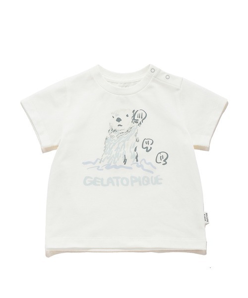 ♥新品タグ付き ジェラートピケ ラッコワンポイントTシャツ＆ロングパンツ♥ gelato pique（ジェラートピケ）の「【ラッピング済み】【BABY