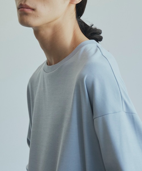 PUBLIC TOKYO（パブリックトウキョウ）の「極 ココロンTEE RELAX FIT（Tシャツ/カットソー・メンズ・サックスブルー/ミント/ブラック/ホワイト/ダークグレー/ネイビー/グリーン・3/2/1）」の9枚目の写真