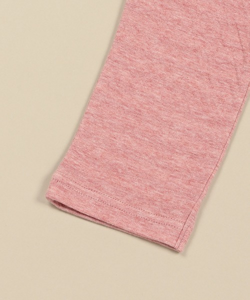 sense of wonder（センスオブワンダー）の「オーガニック接結裏ボーダーパンツ（スウェットパンツ・キッズ・チャコール/ピンク・100cm/110cm/80ｃｍ/90cm）」の7枚目の写真