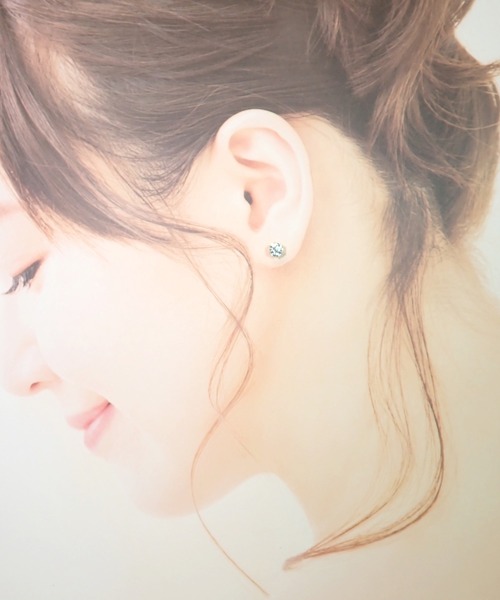CERCA(チェルカ)の「HaRu*/ハート&キューピッド 最高級ジルコニアピアス(5mm)(ピアス(両耳用)・レディース・B/A・FREE)」の6枚目の写真
